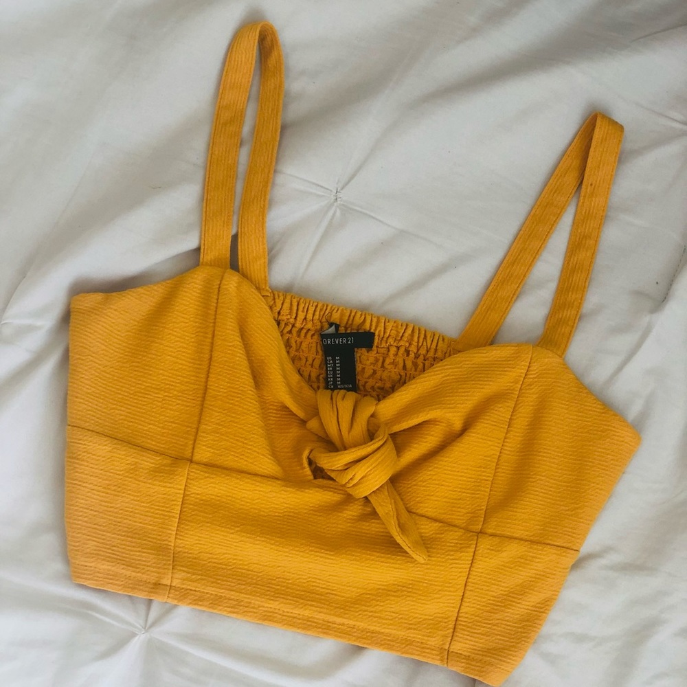 Forever 21, Size M, Yellow/Orangish top